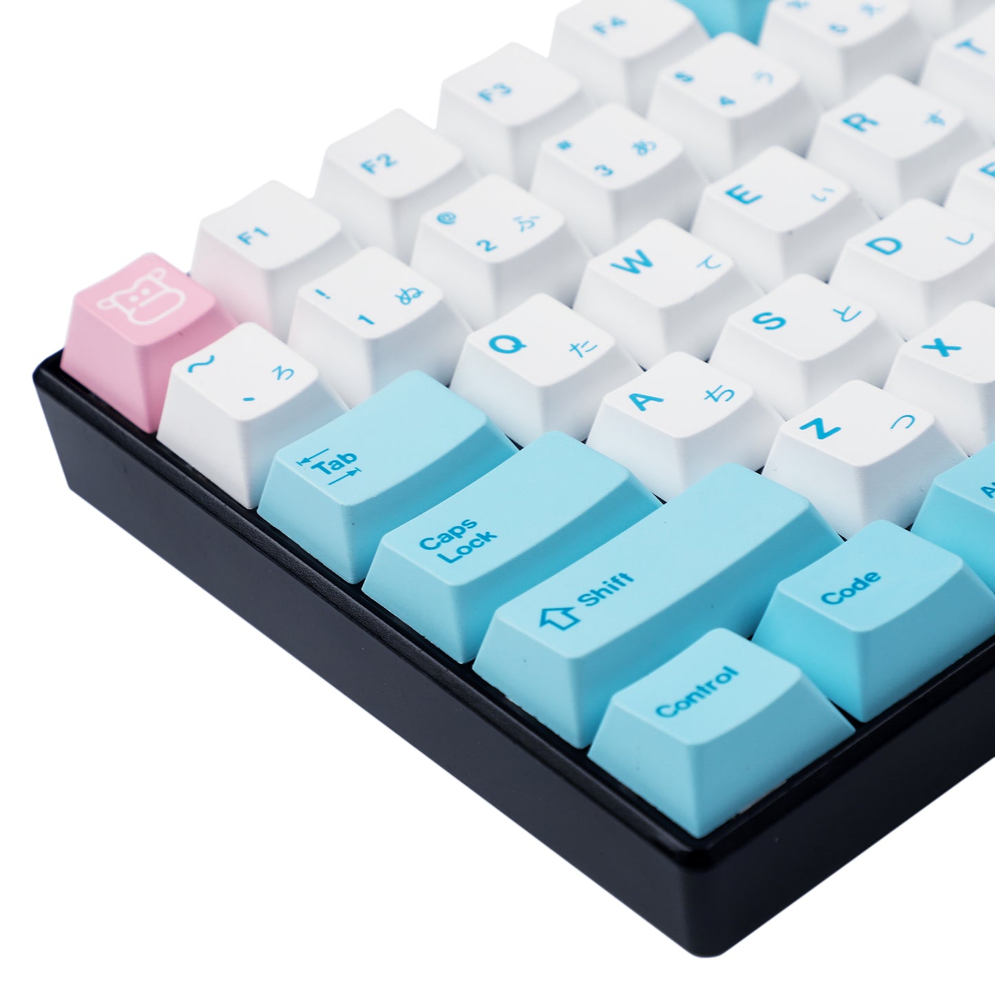 140 Milk Cover Japanese Keycaps(Dye Sub Cherry Profile PBT 1.5mm/96 84 104 87 61 64 68 Using)