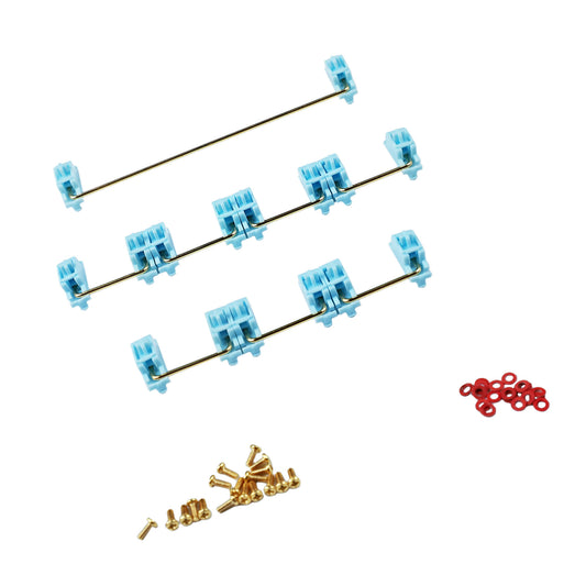 GKS PCB Mounted Screw-in Stabilizers(Pink Or Blue And Gold Plate/Modifying Keys)