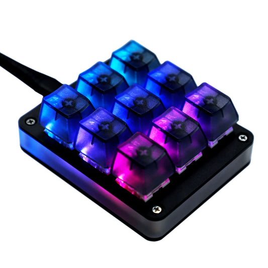 YMD-9 Aluminum And Acrylic Numpad (QMK VIA RGB Hotswap Supported/Gaming Photoshop Using)