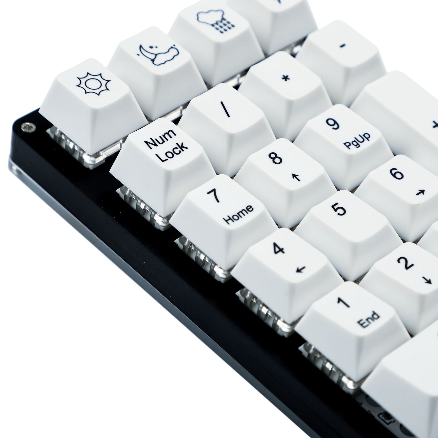 124 Beige White Japanese Keycaps(Dye Sub Cherry Profile/ANSI ISO 104 TKL 60% 96 84 Using)
