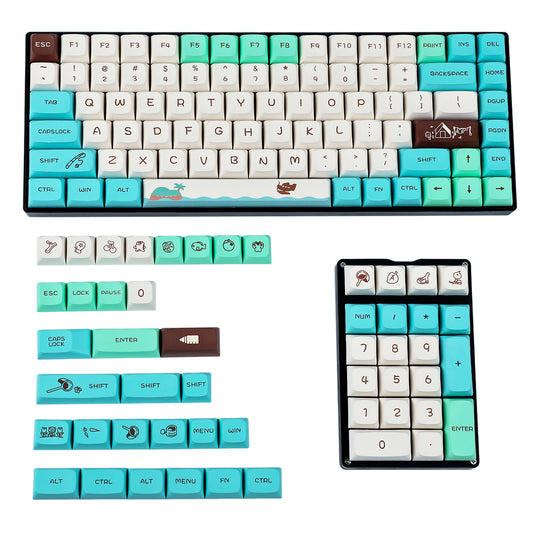 136 Childlike Keycaps(Dye Sub ZDA Profile/104 87 GK61 96 84 GK64 68 Using)