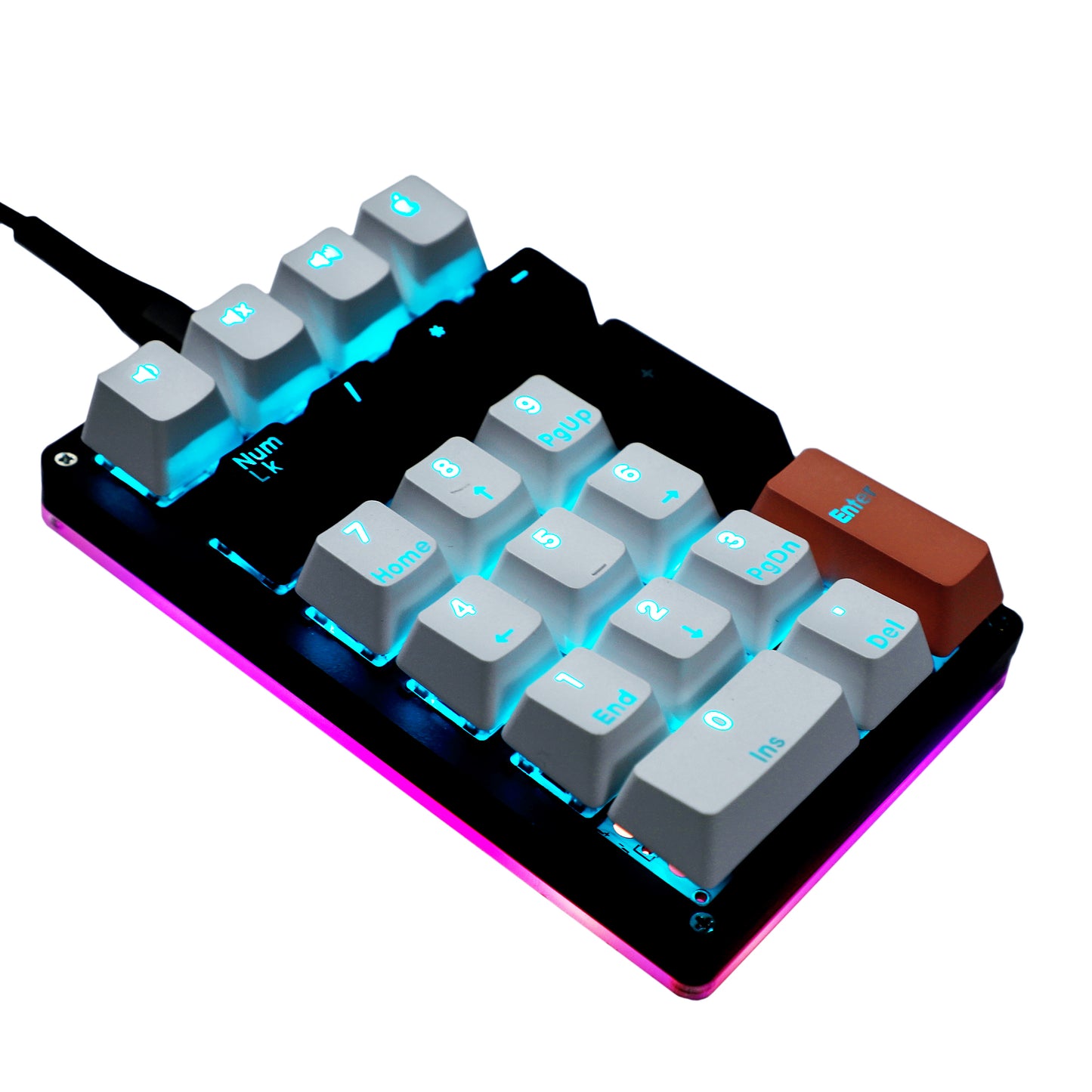 122 Olivia Backlit Keycaps(Double Shot OEM Profile/104 87 84 68 Using)