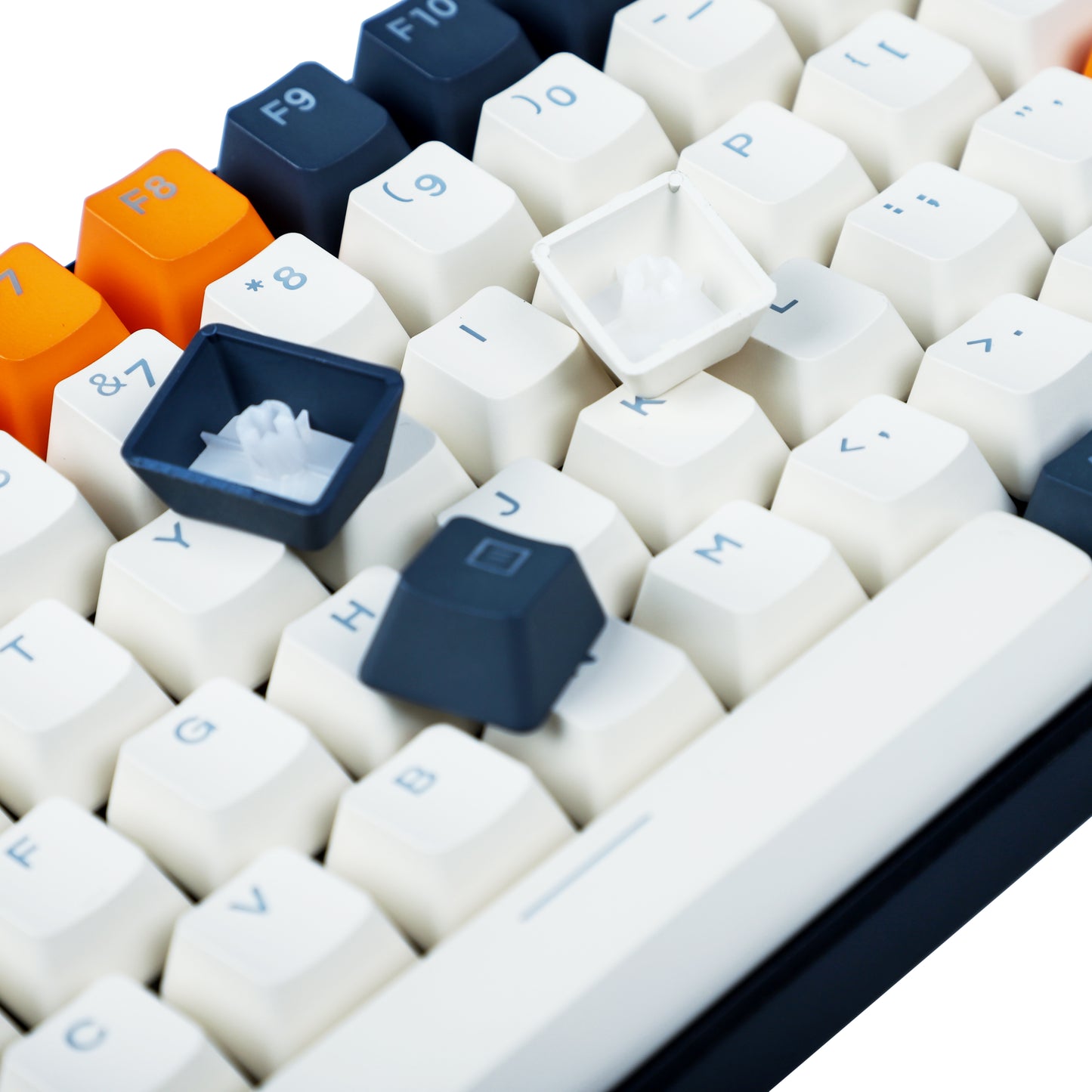 YMDK Carbon Backlit 122 Keycaps(Double Shot OEM Profile/104 87 84 68 Using)