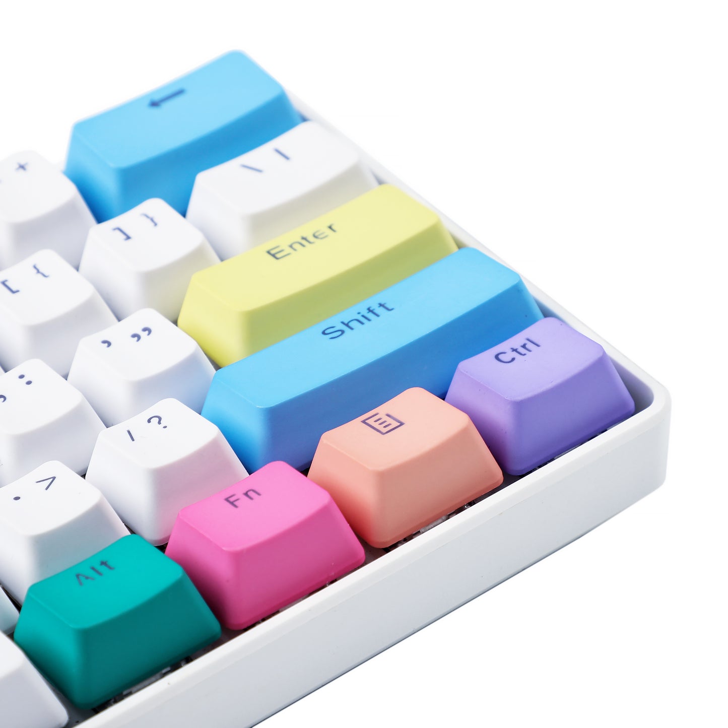 104 Chalk Backlit Keycaps(Double Shot OEM Profile/104 87 61 Using)