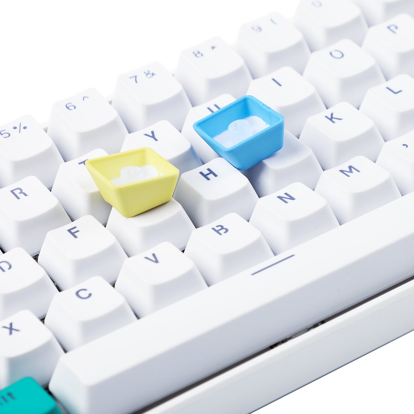 104 Chalk Backlit Keycaps(Double Shot OEM Profile/104 87 61 Using)