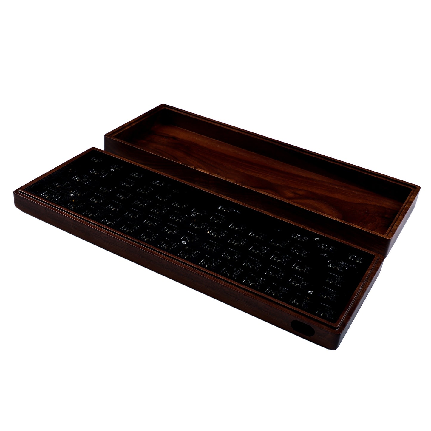 GK61 GK64 Splitted Walnut Wood Case Mechanical Keyboard Kit(RGB Hotswap PCB Bluetooth Or Wired)