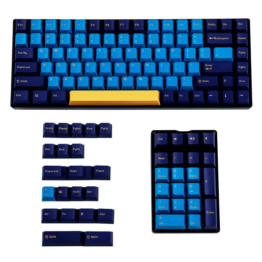 126 Nautilus Keycaps(OEM Profile Double Shot PBT/104 96 87 84 68 64 61 GMMK Using)