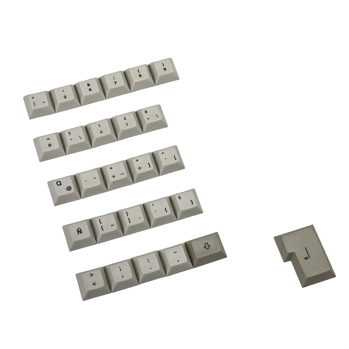 75 Dye Sub DSA Profile 9009 Keycaps(French De UK Italian Spain ISO/GH60 XD64 GK64 Tada68 Using)