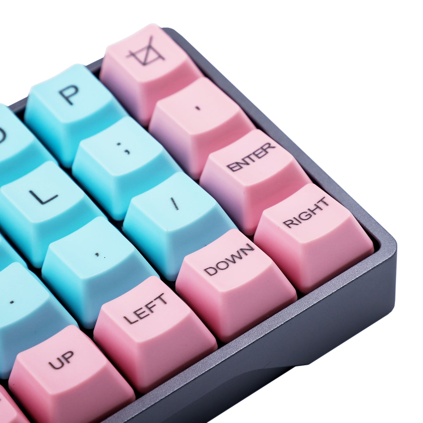 61 Laser-Etched Miami Keycaps(Planck Niu40 Preonic 40% Using/OEM Profile 1.5mm Thickness PBT)