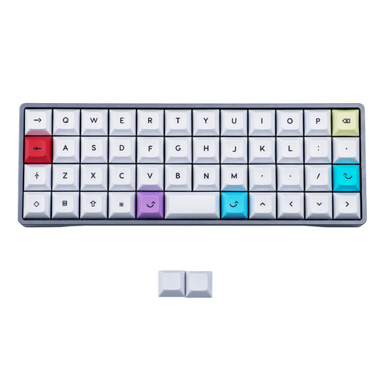 49 DSA Profile Mixed Color Keycaps(Dye-Sub 1.4mm PBT/Planck YMD-40% Niu40 Using)