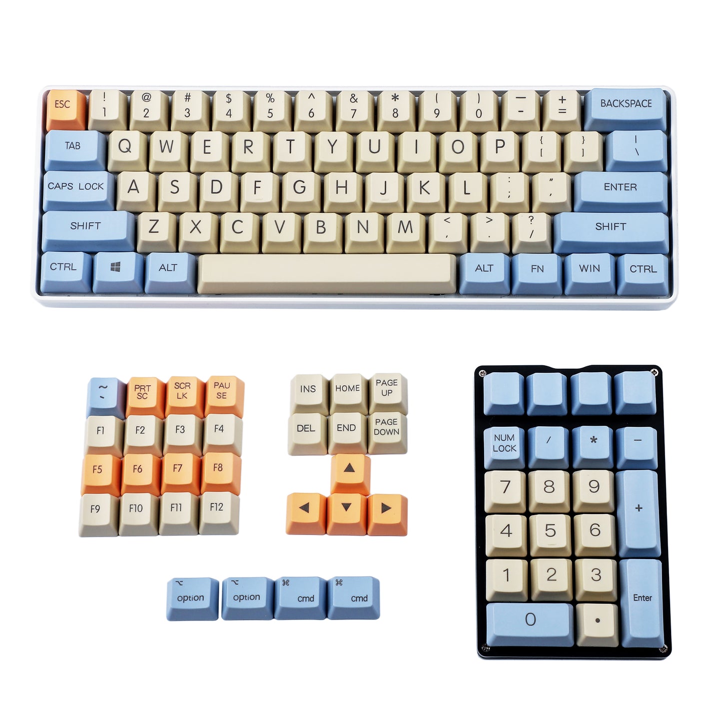 112 Laser-Etched Godspeed Mac Keycaps(OEM Profile 1.5 mm Thickness PBT/ANSI 61 TKL 108 Using)