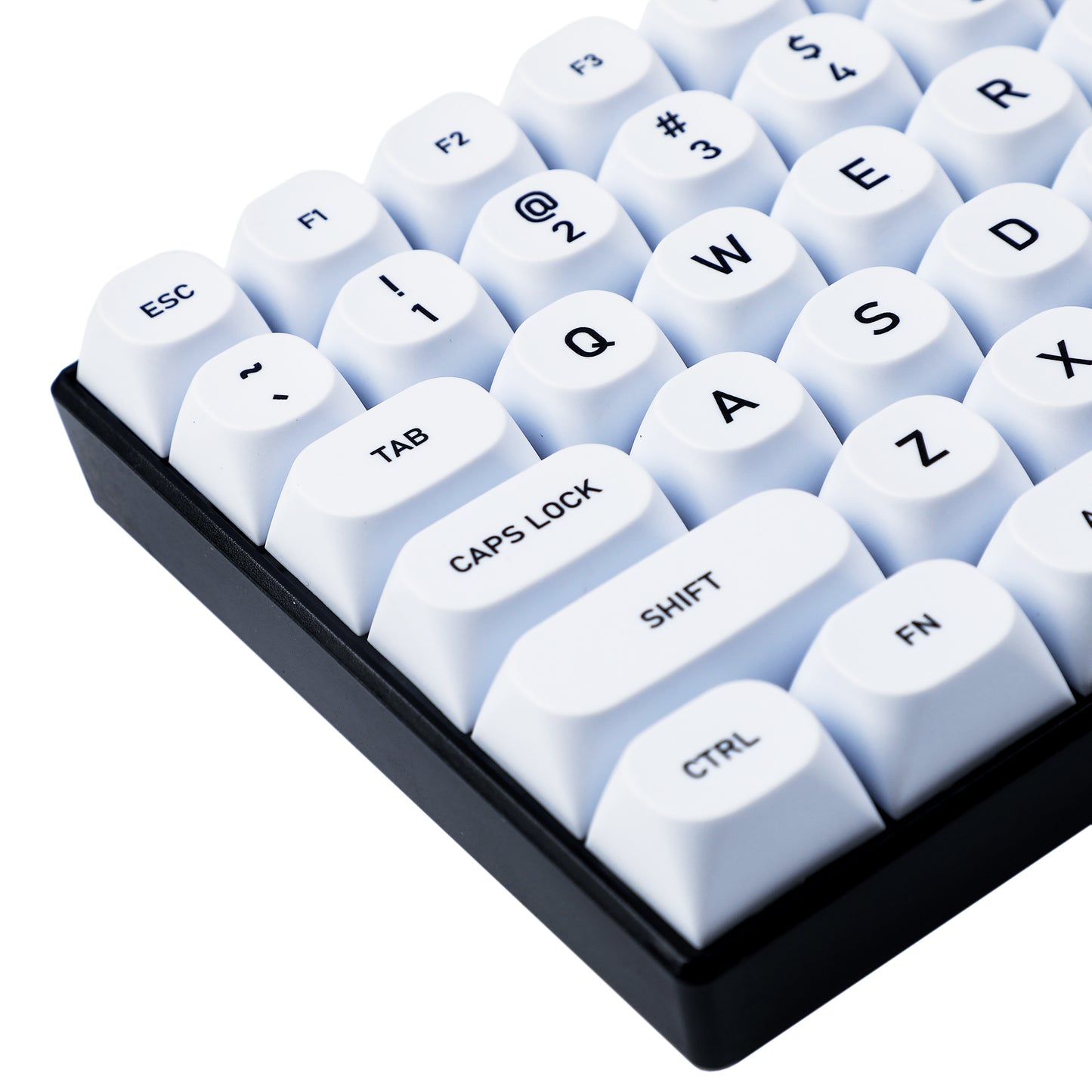 141 White Keycaps(MA Profile Dye Sub 1.5mm Thickness/Filco Ducky 104 TKL 61 KBD75 Kira96 YMD96 GK64 Tada68 ID80 Using)