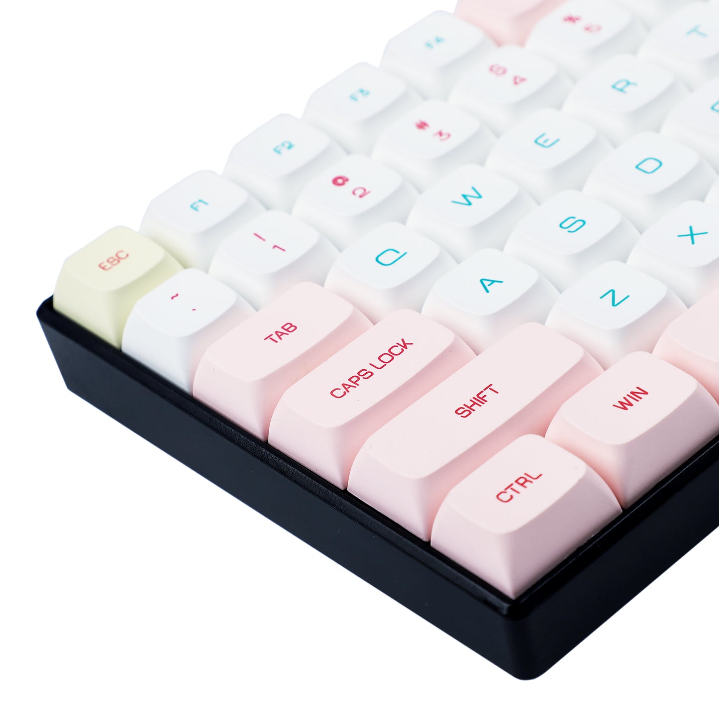 146 MACAROON Keycaps(Dye Sub ZDA Profile PBT 1.55mm Thickness/104 87 61 Melody 96 KBD75 ID80 GK64 68 SP84 Using)