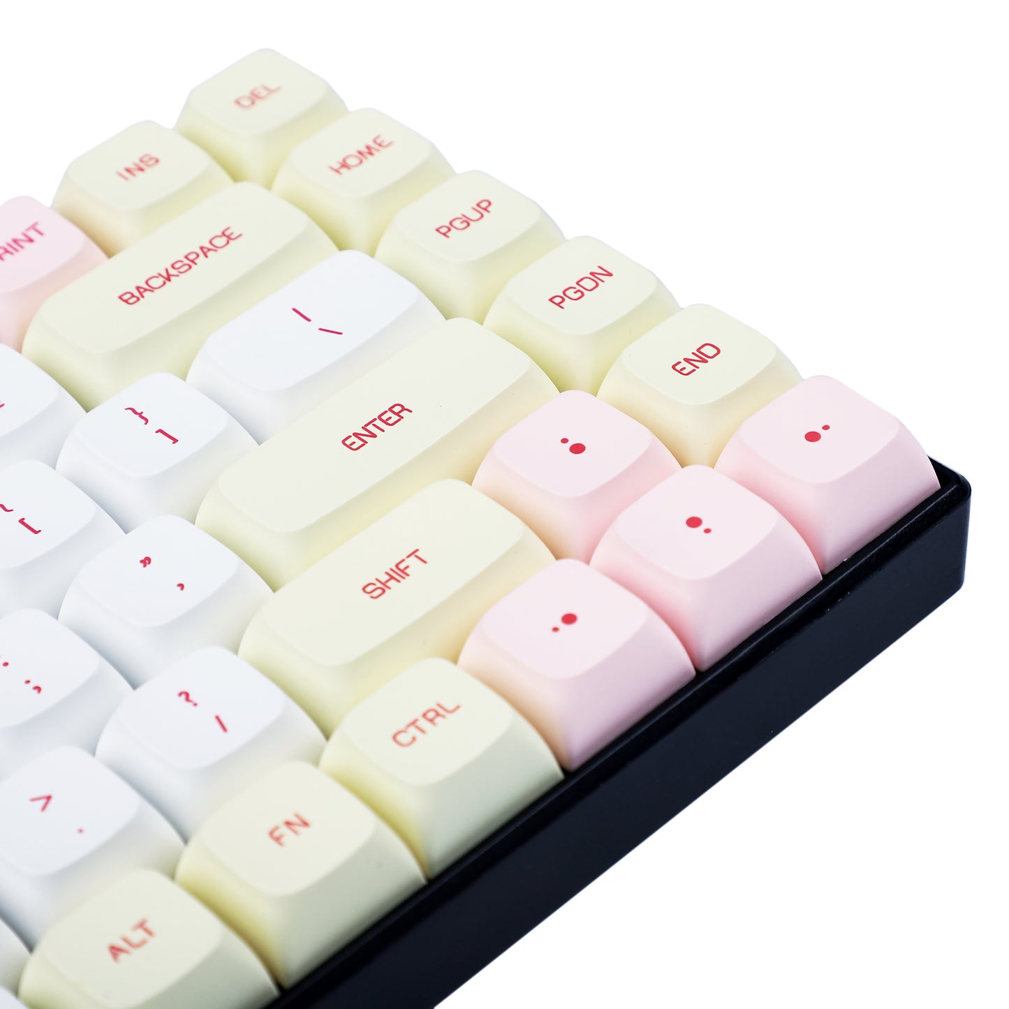 146 MACAROON Keycaps(Dye Sub ZDA Profile PBT 1.55mm Thickness/104 87 61 Melody 96 KBD75 ID80 GK64 68 SP84 Using)