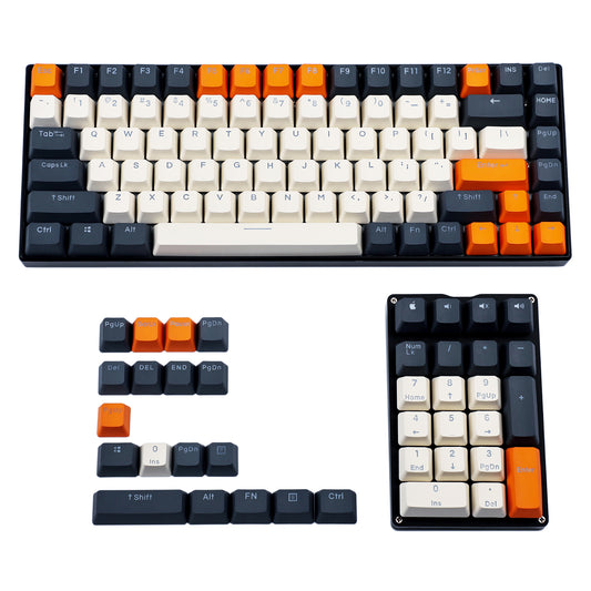 YMDK Carbon Backlit 122 Keycaps(Double Shot OEM Profile/104 87 84 68 Using)