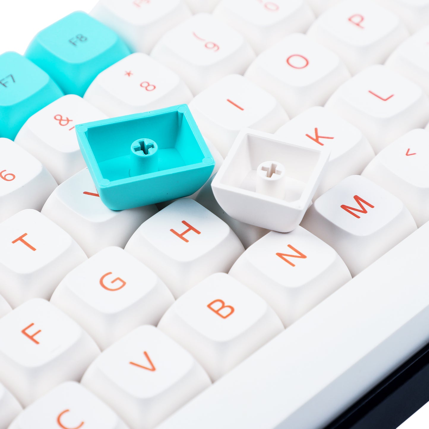 132 Happy Planet Keycaps(ZDA Profile PBT 1.55mm Thickness/104 87 61 Melody 96 KBD75 SP64 GK64x Tada68 Using)