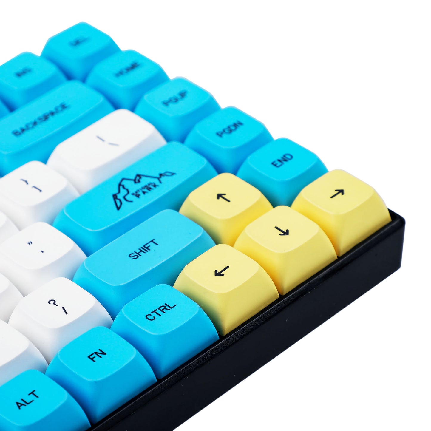 132 Nation Park Keycaps(Dye Sub ZDA Profile 1.55mm Thickness/104 87 61 Melody 96 KBD75 ID80 GK64 Tada68 Using)