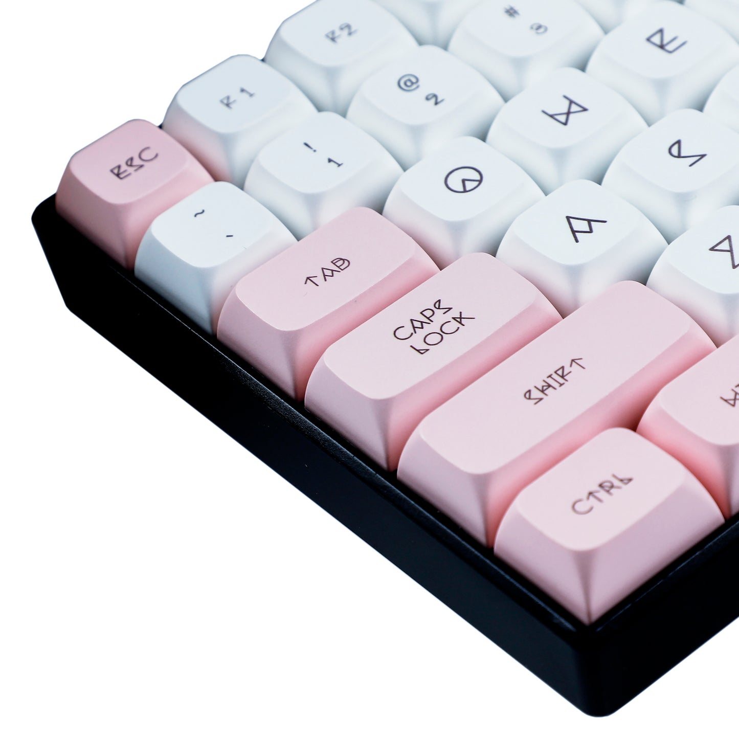138 Chis Cat Keycaps(Dye Sub ZDA Profile 1.55mm/ANSI ISO 108 87 61 Melody 96 KBD75 ID80 GK64 68 Using)