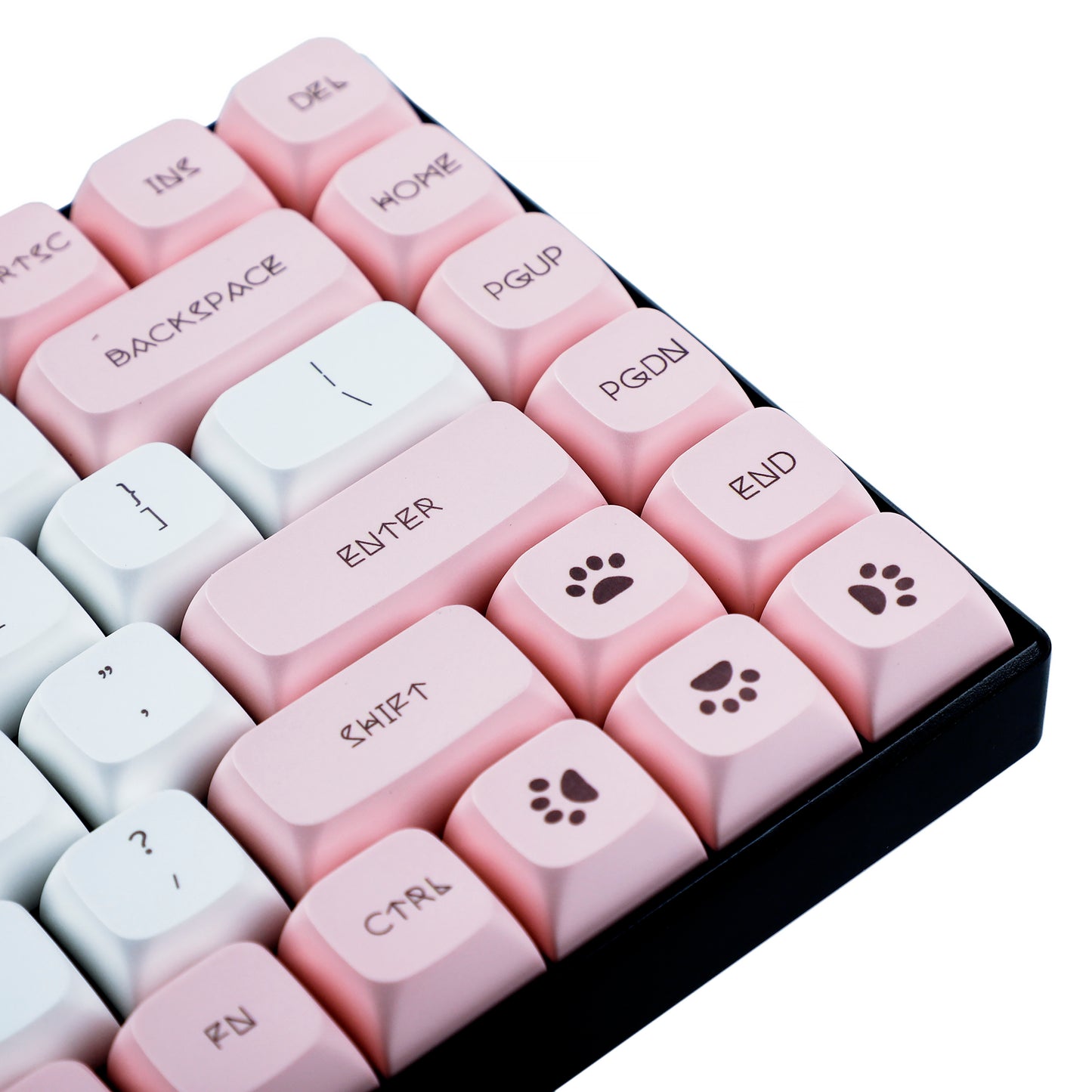 138 Chis Cat Keycaps(Dye Sub ZDA Profile 1.55mm/ANSI ISO 108 87 61 Melody 96 KBD75 ID80 GK64 68 Using)