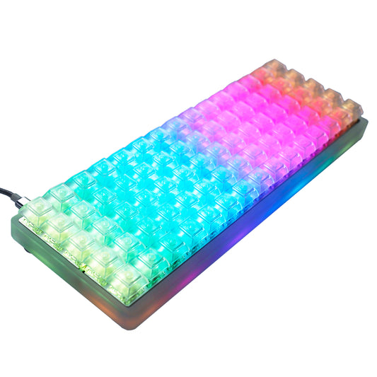 Idobao x YMDK ID75 Acrylic Case Kit(VIA Hotswap Supported/RGB Wired)