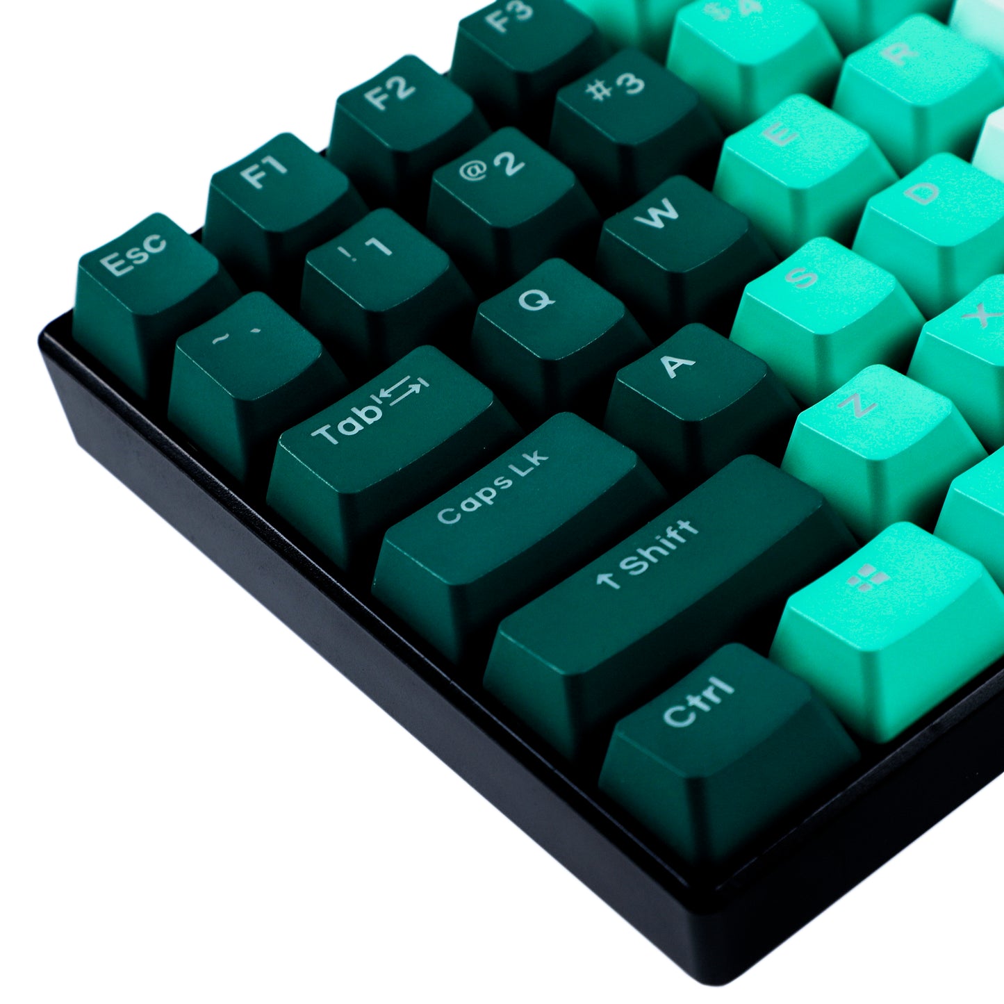 122 Jade Cabbage Backlit Keycaps(Double Shot OEM Profile/104 87 84 68 Using)