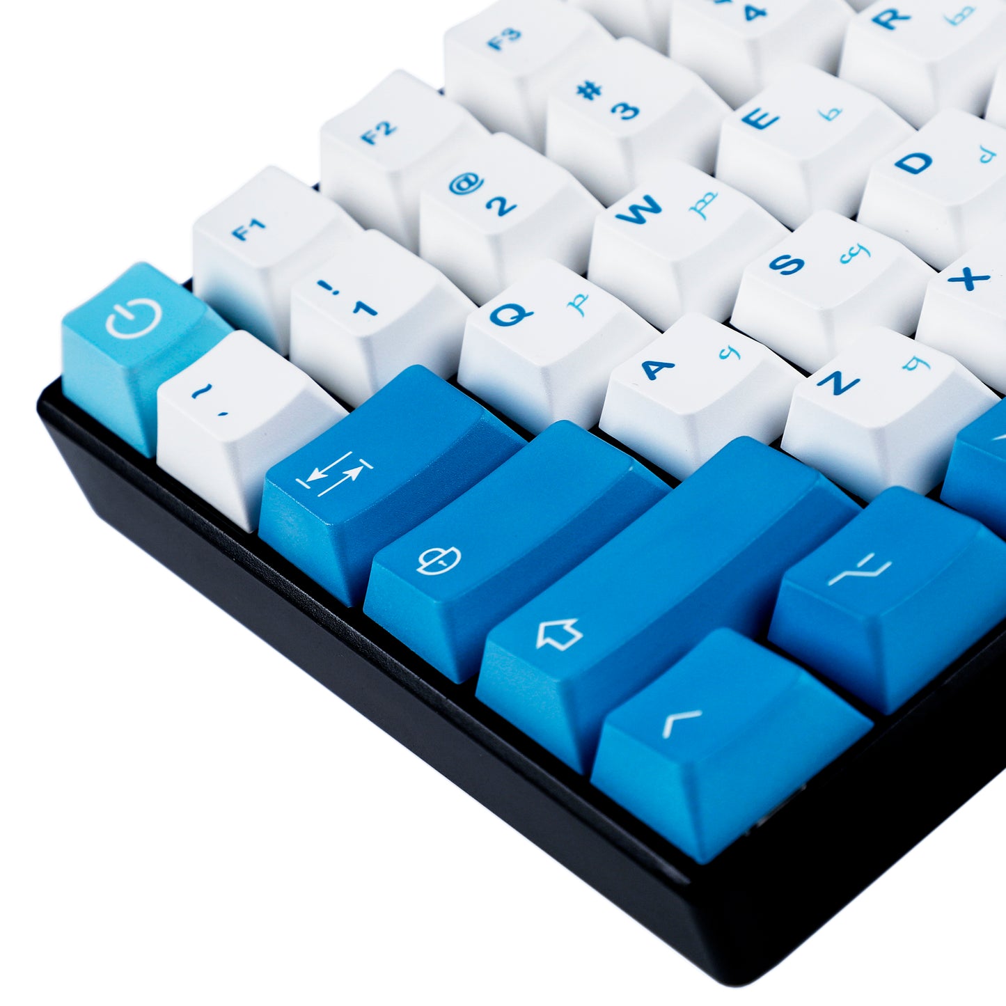 139 Sea Fog Love Keycaps(Dye Sub Cherry Profile PBT 1.5mm/ANSI 108 104 87 61 96 75 Using)