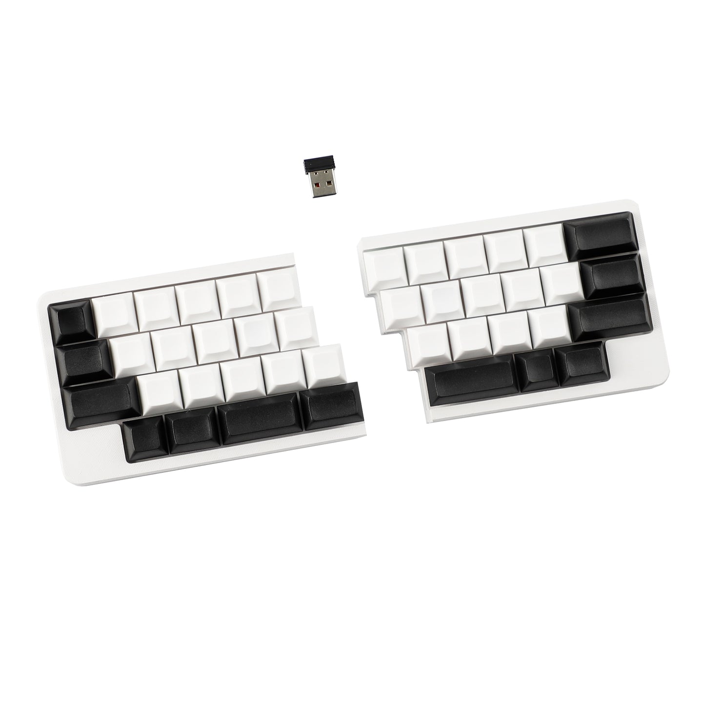 YMDK 40% Wireless Split Keyboard 2.4Ghz Ergonomic Split Custom DIY Programmable Support Hot Swappable VIAL