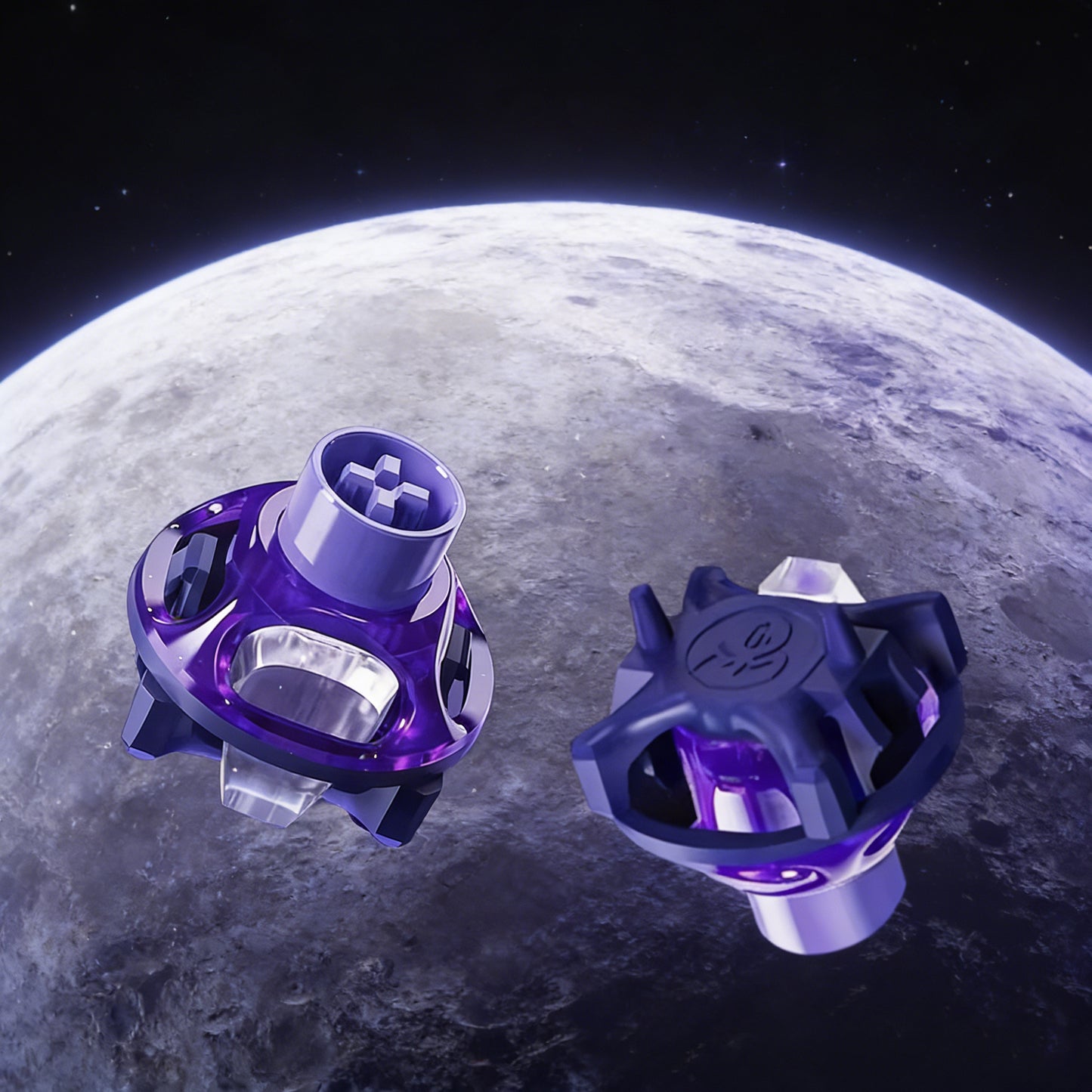 UFO Magnetic Switch Deep Clacky Sound Hot Swap 40gf Magnetic Linear Switches for Keyboard Hall Effect Keyboard RGB