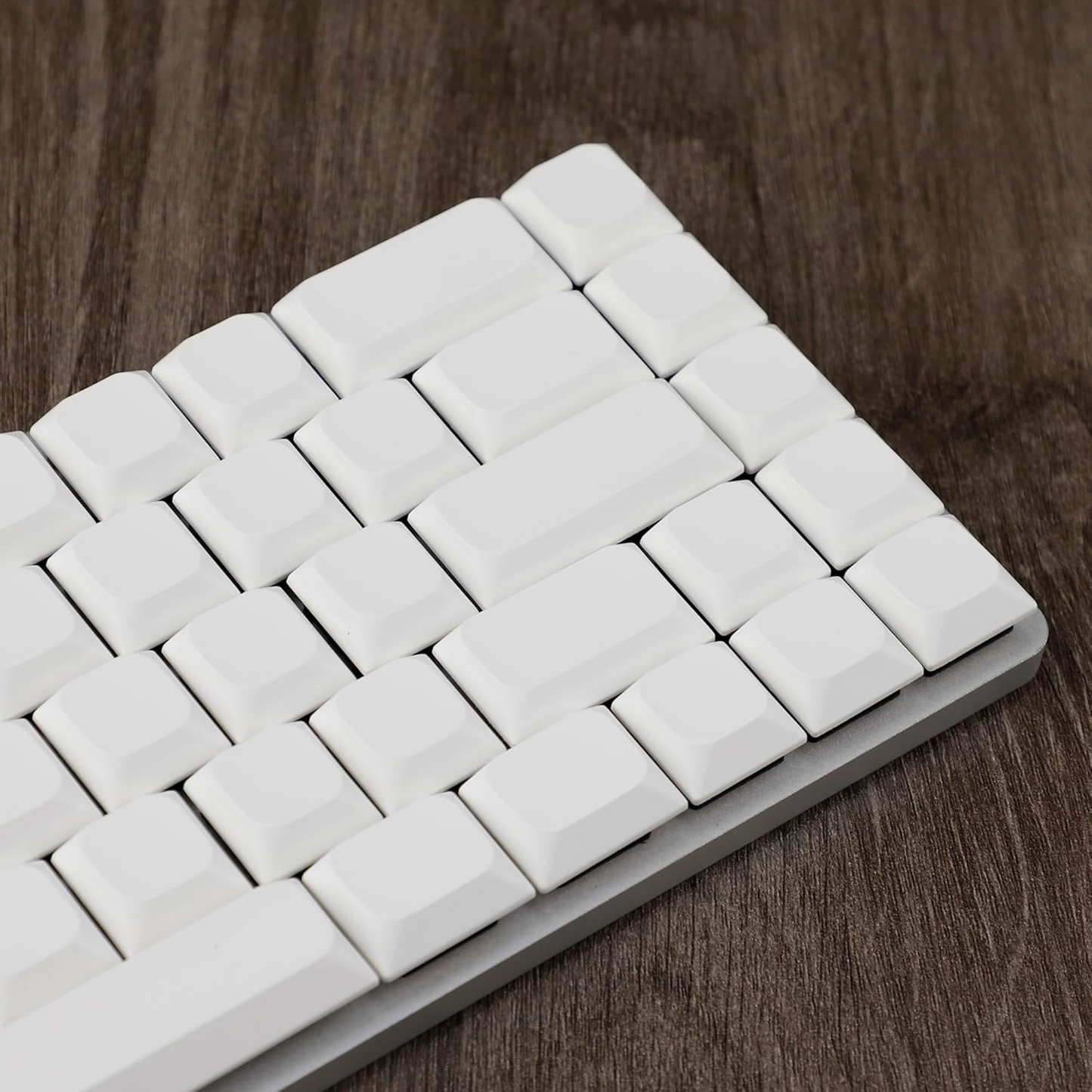 YMDK Ultra-Slim Style Blank Mx Low Profile Dye Sub PBT Keycaps for Mx 61 64 68 75 84 87 96 108 Layout Mechanical Keyboard