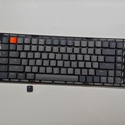 Gray Orange ABS 116 keys Low Profile Keycaps Backlit Key Caps Compatible with Keychron K3 Low Profile Mechanical Keyboard