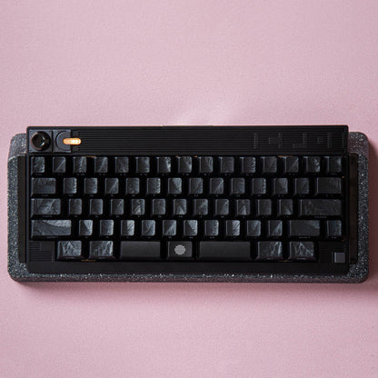 YMDK 129 Keys Sunny Feather Theme Pearlescent Cherry Profile ABS Top Print Keycaps for 61/84/87/104/108 MX Mechanical Keyboards