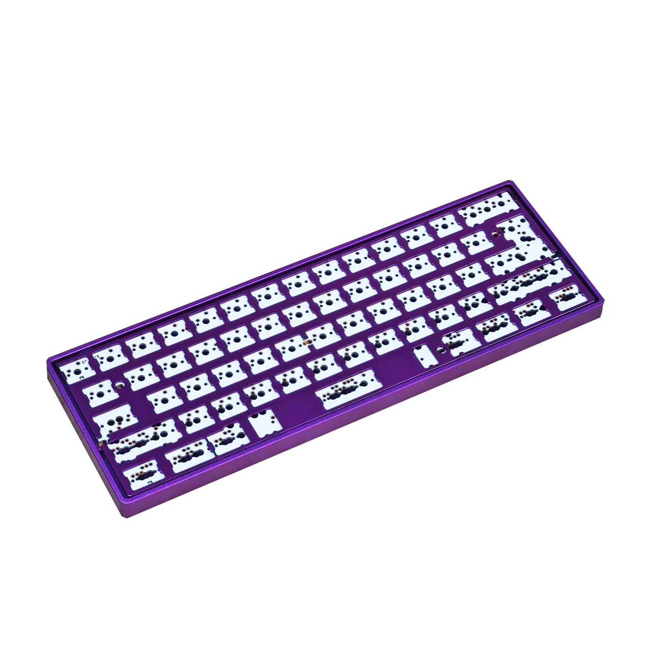 YMDK Customized GH60 64 YMD64XS Minila DIY Kit Aluminum CNC Case Plate Type C PCB For 60% 64 ANSI ISO Mechanical Keyboard Kit