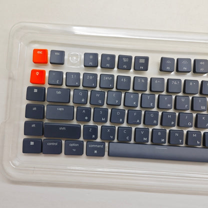 Gray Orange ABS 110 keys K1 K5 Low Profile Keycaps Backlit Key Caps Compatible with Keychron Low Profile Mechanical Keyboard