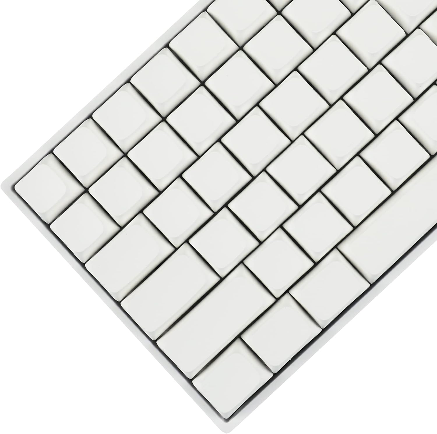 YMDK 127 Key Black White Blank ZDA XDA V2 Keycaps PBT Keycap for MX Keyboard 104 87 61 Melody 96 KBD75 ID80 GK64 SP84