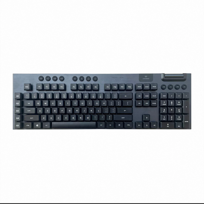 YMDK PBT Matte Black Low Profile Keycaps for Logitech G915X / G515 Mechanical Keyboard