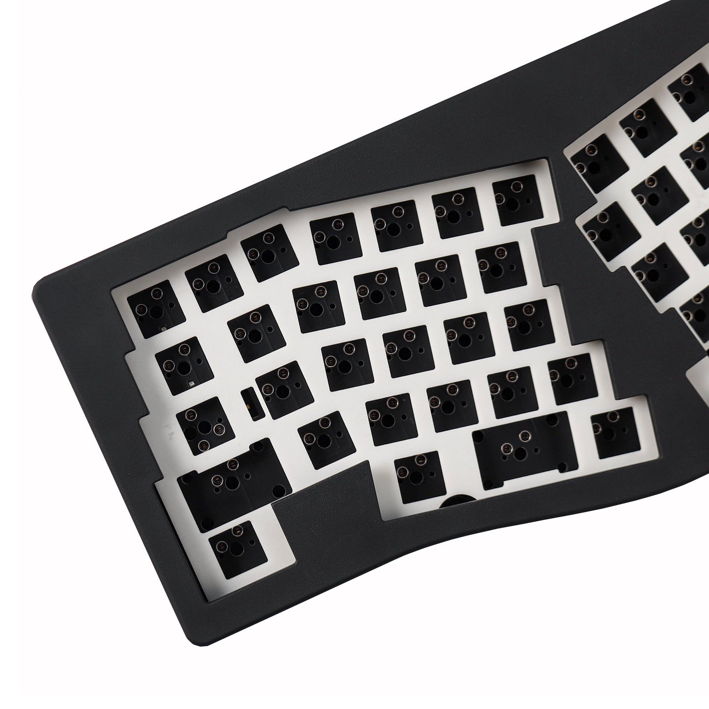 YMDK Wings Ble Bluetooth Wired Retro Hot Swappable Alice Gasket Mechanical Keyboard Kit（ VIA Type C PCB Plastic Case ）