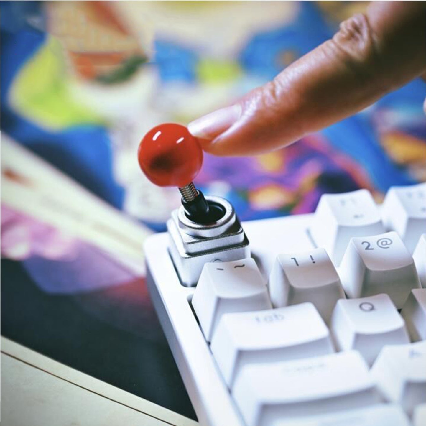 YMDK Good Luck Rocker Personalized Keycap Metal Classic Retro Game key cap for Mechanical Keyboard