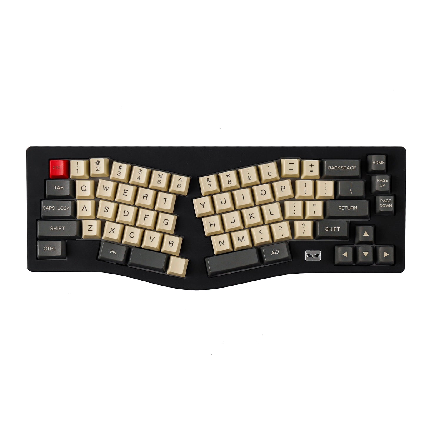 YMDK Wings Ble Bluetooth Wired Retro Hot Swappable Alice Gasket Mechanical Keyboard Kit（ VIA Type C PCB Plastic Case ）