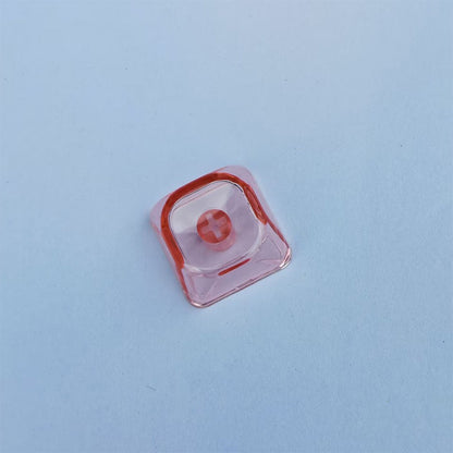 YMDK Gradient Series 1u MOA Profile Keycaps 1 pcs Blank Clear Shine-Through PC for MX Mechanical Keyboard - Red/Pink/Blue/Purple