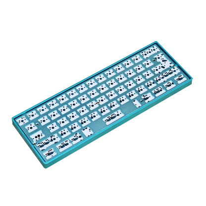 YMDK Customized GH60 64 YMD64XS Minila DIY Kit Aluminum CNC Case Plate Type C PCB For 60% 64 ANSI ISO Mechanical Keyboard Kit