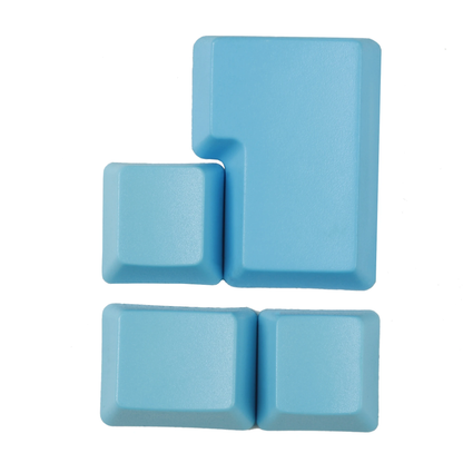 OEM Profile White Black Blue Pink ISO Keys Thick PBT Blank Keycaps For ISO Layout Keyboard
