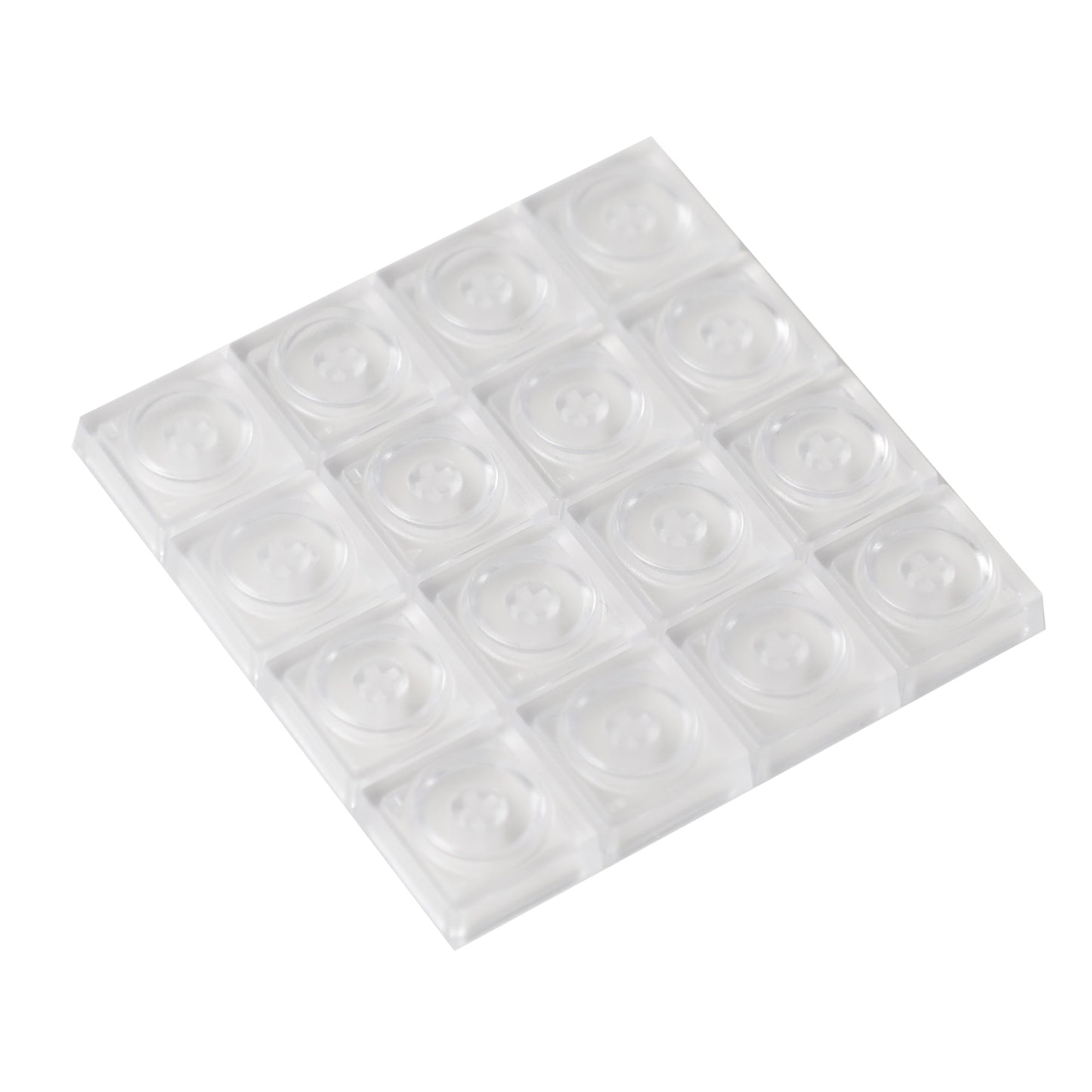 YMDK 16 Pcs Original Blocks Bricks Keycap Transparent Frosted Keyboard Cap PBT Low Profile Key Caps for Mx Mechanical Keyboard