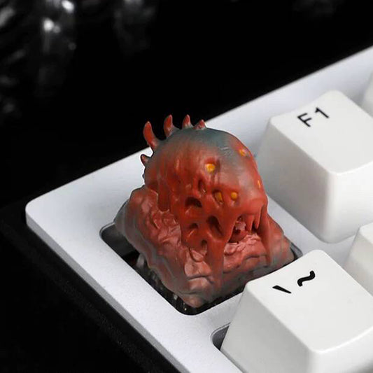 YMDK Fluid Dragon Three-dimensional Personality Keycaps Creative Interesting 3D Printed Key Cap Resin Keycaps for MX Mechanical keyboard