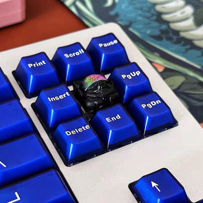 YMDK Space Dog Personalized Keycaps Novel Cool 3D Printing Custom Resin Game ESC for Mechanical Keyboard