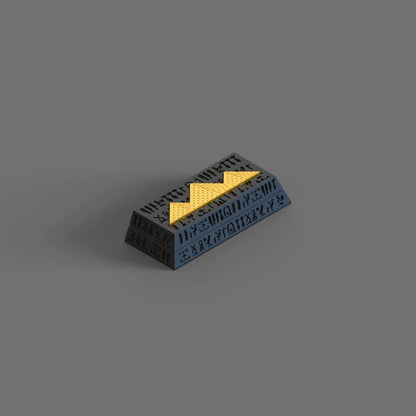 YMDK Egyptian Black Personalized Keycaps Creative Resin for MX Switches Mechanical Keyboard