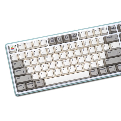 YMDK English Korean 135 Keys MAC Apple Retro Keycaps Cherry Profile PBT Dye Sublimation for 75/87/98/104/108 MX Mechanical Keyboard