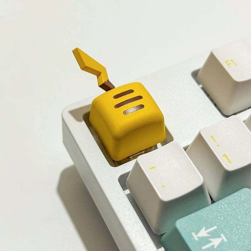 YMDK Cartoon Personalized Keycaps Resin Keyboard DIY Decoration for Mechanical Keyboards