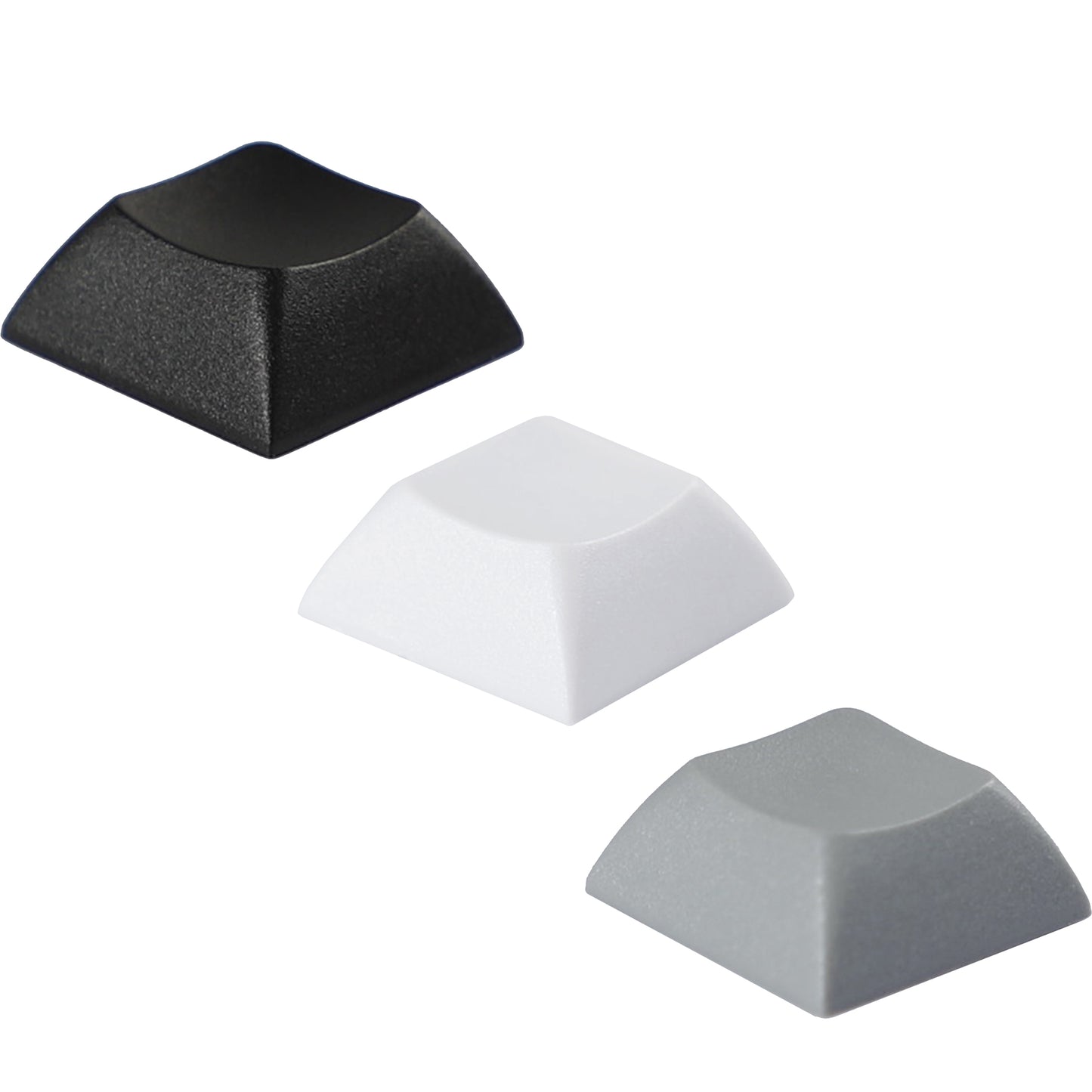 YMDK Blank DSA 1u Keycap 1.4mm PBT FJ blind spot-3pcs Keycaps For MX Switches Keyboard