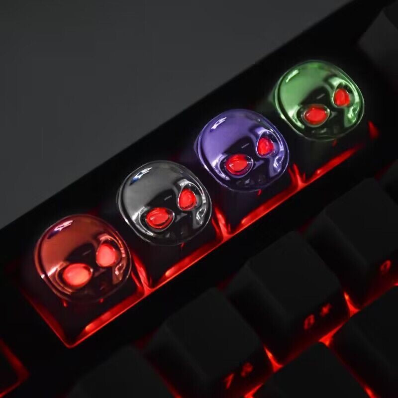 YMDK Alien Personalized Keycaps Energy Warehouse Spaceship Translucent