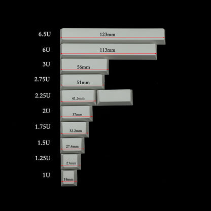 Cherry Profile Convex Spacebar Kit（11 pcs）